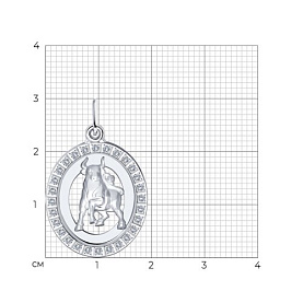 Подвеска Diamant - Серебро 925, Фианит (арт. 94-130-00146-1)