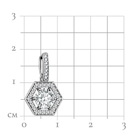 Подвеска Talant - Серебро 925, Фианит (арт. 50-72-0001-26809)