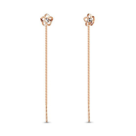 Серьги Аквамарин - Золото 585 (арт. 30808.1)