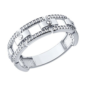 Кольцо Diamant - Серебро 925, Фианит (арт. 94-110-00388-1)