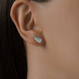 Серьги SOKOLOV - Серебро 925, Фианит (арт. 94025727)