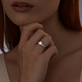 Кольцо SOKOLOV - Серебро 925, Фианит (арт. 94013652)