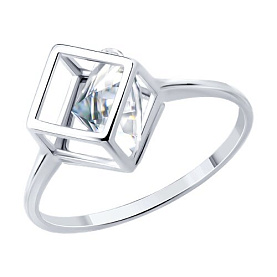 Кольцо SOKOLOV - Серебро 925, Фианит (арт. 94014666)