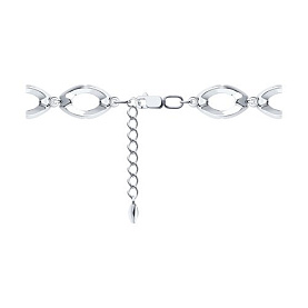 Браслет Diamant - Серебро 925, Топаз (арт. 94-350-00680-1)