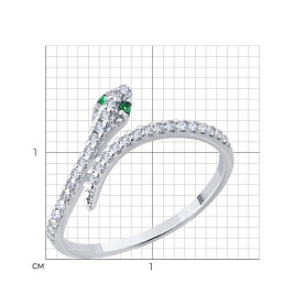 Кольцо Diamant - Серебро 925, Фианит (арт. 94-110-02312-1)