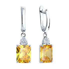 Серьги SOKOLOV - Серебро 925, Фианит (арт. 94026763)