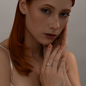 Кольцо SOKOLOV - Серебро 925, Фианит (арт. 94013752)