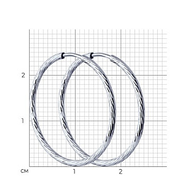 Серьги Diamant - Серебро 925 (арт. 94-124-01867-1)