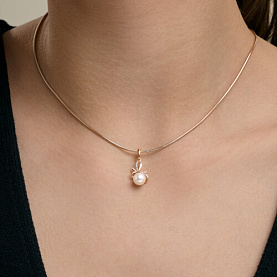 Подвеска SOKOLOV - Золото 585, Жемчуг культивированный, Фианит (арт. 793183)