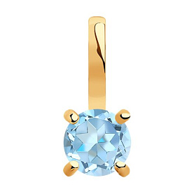 Подвеска SOKOLOV - Золото 375, Топаз (арт. 37732169)