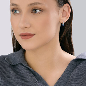 Серьги Diamant - Серебро 925, Кристалл (арт. 94-122-00047-1)