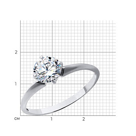 Кольцо Diamant - Золото 585, Фианит (арт. 52-110-01794-1)