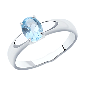 Кольцо Diamant - Серебро 925, Топаз (арт. 94-310-00626-1)