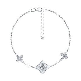Браслет SOKOLOV - Серебро 925, Фианит (арт. 94051565)