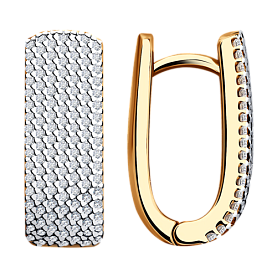 Серьги Diamant - Серебро 925, Фианит (арт. 93-120-01764-1)