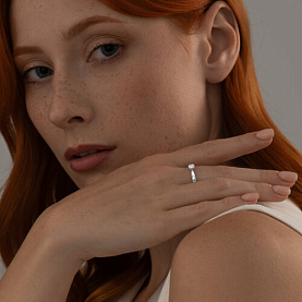 Кольцо SOKOLOV - Серебро 925, Фианит (арт. 94013647)