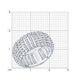 Кольцо SOKOLOV - Серебро 925, Фианит (арт. 94014741)