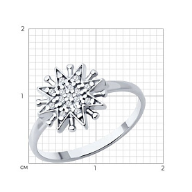 Кольцо Diamant - Серебро 925, Фианит (арт. 94-110-02109-1)