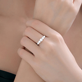 Кольцо SOKOLOV - Серебро 925, Фианит (арт. 94014660)