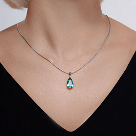 Подвеска SOKOLOV - Серебро 925, Синтетический ситалл (арт. 92030764)