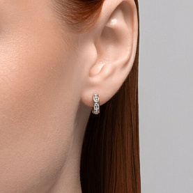 Серьги SOKOLOV - Серебро 925, Фианит (арт. 94026444)