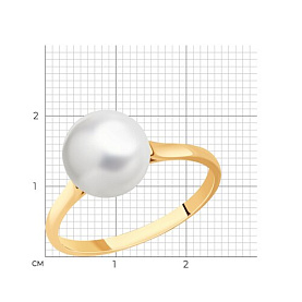 Кольцо SOKOLOV - Золото 375, Жемчуг культивированный (арт. 37791217)