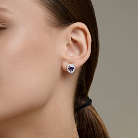 Серьги SOKOLOV - Серебро 925, Фианит (арт. 94027366)