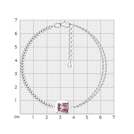 Браслет SOKOLOV - Серебро 925, Фианит (арт. 94051280)