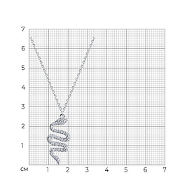 Колье SOKOLOV - Серебро 925, Фианит (арт. 94070736)