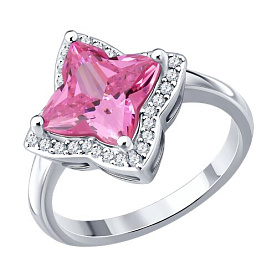 Кольцо SOKOLOV - Серебро 925, Фианит (арт. 94014911-91)