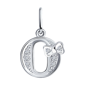 Подвеска SOKOLOV - Серебро 925, Фианит (арт. 94030478)