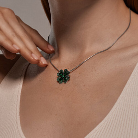 Подвеска SOKOLOV - Серебро 925, Фианит (арт. 94033244)