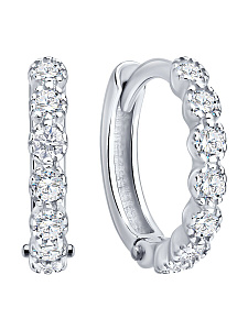 Серьги SOKOLOV - Серебро 925, Фианит (арт. 94025858)