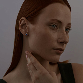 Серьги SOKOLOV - Серебро 925, Фианит (арт. 94024741)