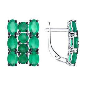 Серьги SOKOLOV - Серебро 925, Агат (арт. 92022954)