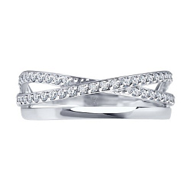 Кольцо SOKOLOV - Золото 585, Фианит (арт. 018011-3)