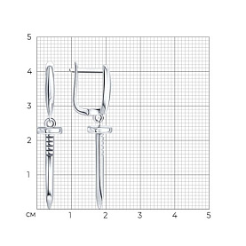 Серьги SOKOLOV - Серебро 925 (арт. 94027649-91)