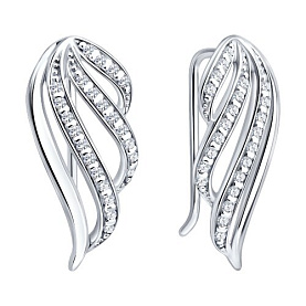 Серьги Diamant - Серебро 925, Фианит (арт. 94-120-00196-1)