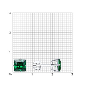 Серьги SOKOLOV - Серебро 925, Фианит (арт. 94026797)