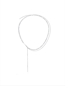 Колье Красцветмет - Серебро 925 (арт. НХ22-1748-3#0.80)