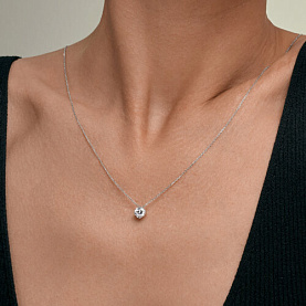 Колье SOKOLOV - Серебро 925, Бриллианит (арт. 94071479)