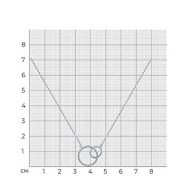 Колье SOKOLOV - Серебро 925, Фианит (арт. 94070679)