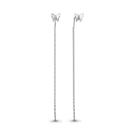 Серьги Аквамарин - Серебро 925 (арт. 34717.5)