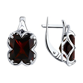 Серьги SOKOLOV - Серебро 925, Синтетический ситалл (арт. 92021364)