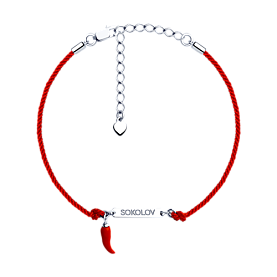 Браслет SOKOLOV - Серебро 925, Эмаль (арт. 94050490)