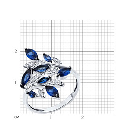 Кольцо SOKOLOV - Серебро 925, Фианит (арт. 94014096)