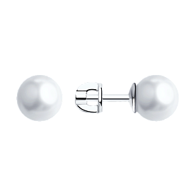 Серьги SOKOLOV - Серебро 925, Жемчуг культивированный (арт. 94021961)