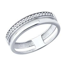 Кольцо Diamant - Серебро 925, Фианит (арт. 94-110-00060-1)