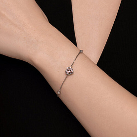 Браслет SOKOLOV - Серебро 925, Синтетический ситалл , Фианит (арт. 92050166)