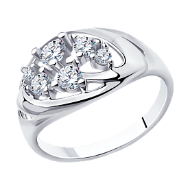 Кольцо Diamant - Серебро 925, Фианит (арт. 94-110-00559-1)